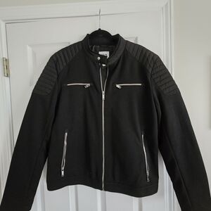 Zara Men's Black Zip-Up Sweater